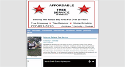Desktop Screenshot of affordabletreeserviceofpinellas.com